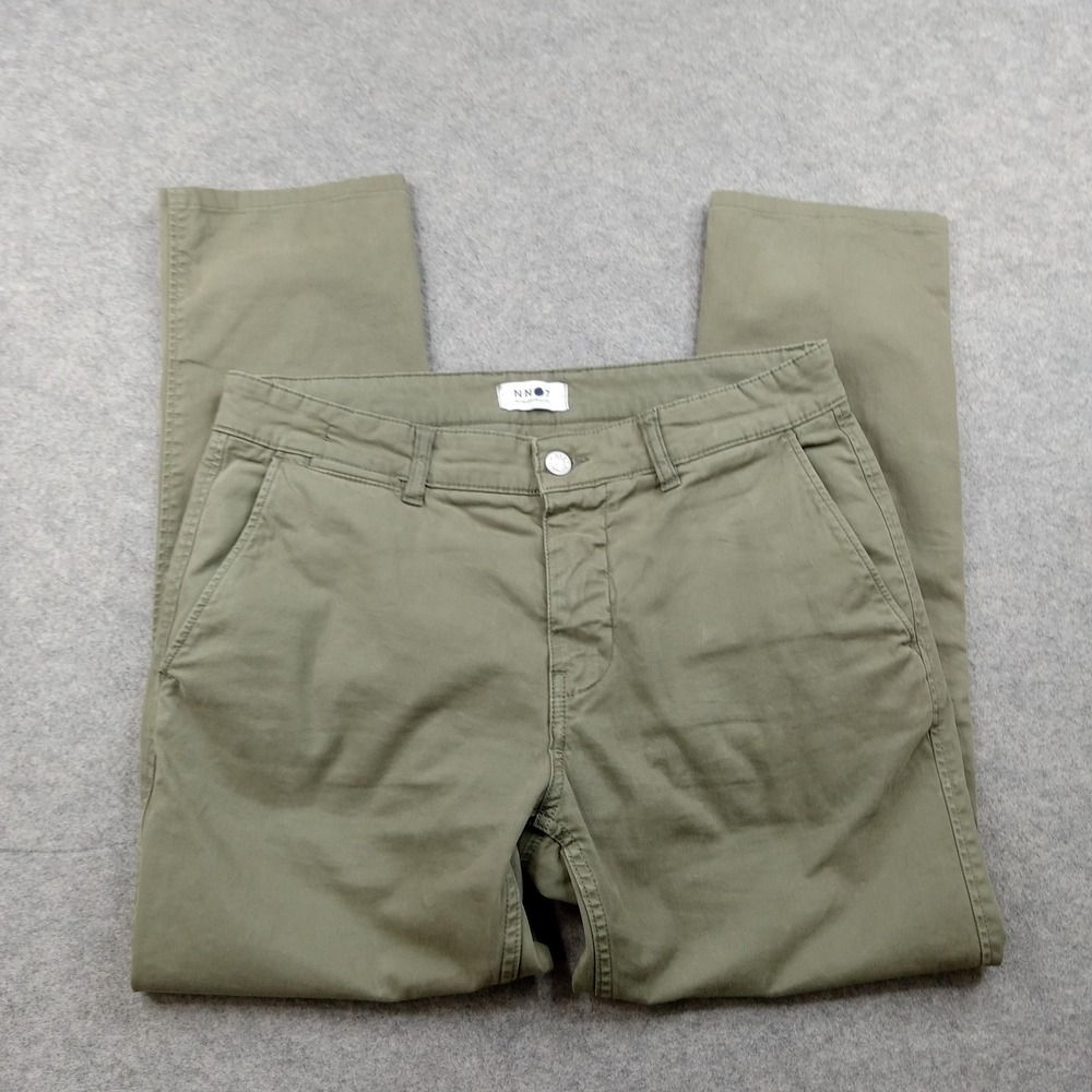 NN07 Pants Men 30x32 No Nationality Stretch Chino Casual Flat Front Straight Leg